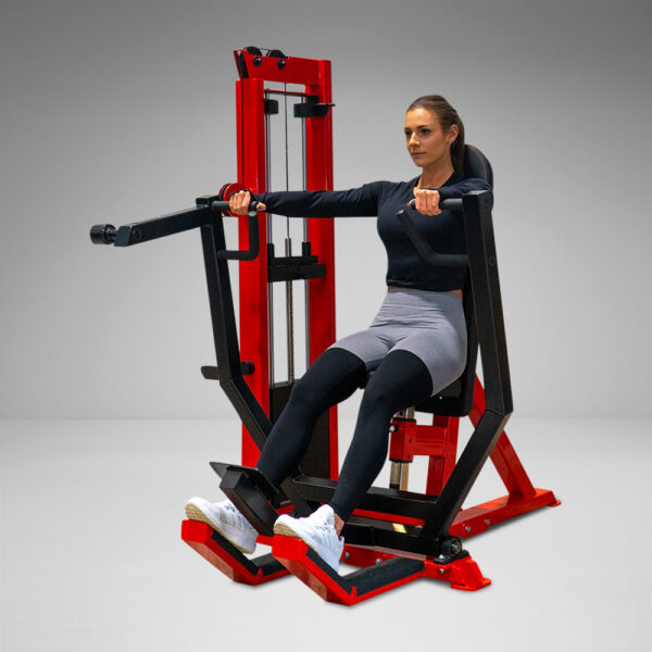 The Watson Single Stack Chest Press makes your bench pressing very safe but at no cost to training stimulus. Giving the effect of a flat bench press, our single stack chest press comes with a 109 kg weight stack as standard that can be upgraded 142kg!
