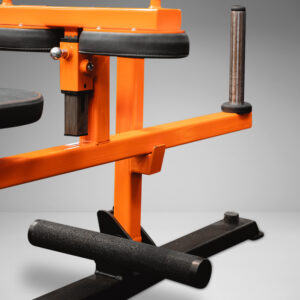 seatled plate loaded calf rise