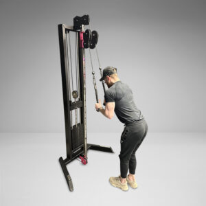 The Watson Dual Cable Adjustable Pulley has two swivel pulley housings running on a fully height adjustable cable column allowing you to work both arms/legs independently.