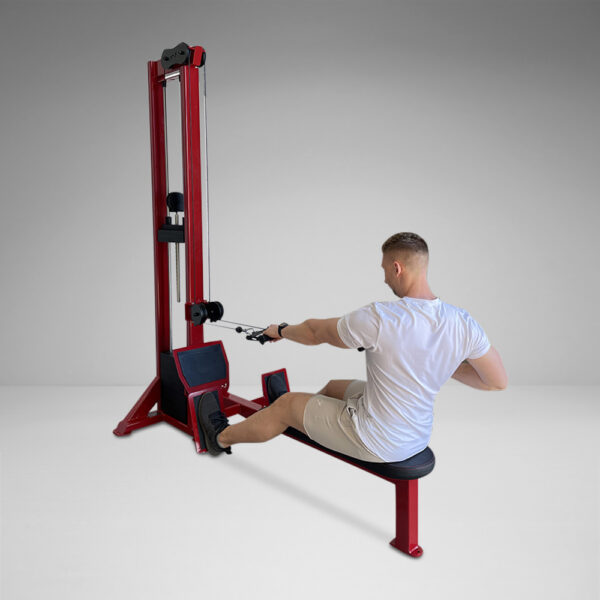 The Watson Single Stack Dual Cable Low Pulley Row is incredibly smooth to use and comes with a 109kg weight stack (can be upgraded to a 175kg stack).