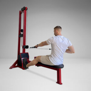 The Watson Single Stack Dual Cable Low Pulley Row is incredibly smooth to use and comes with a 109kg weight stack (can be upgraded to a 175kg stack).