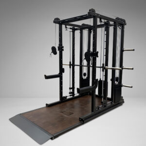 power gym with floor pulley