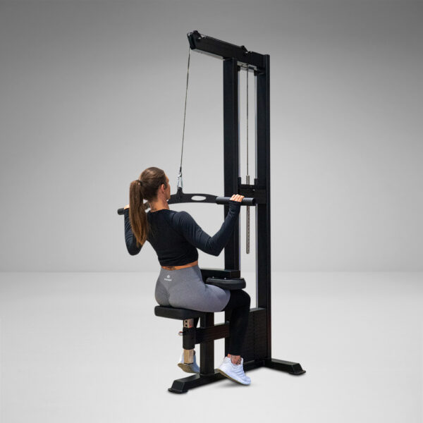 The Watson Single Stack Lat Pulldown is incredibly heavy duty and designed for years of abuse with the most intense workouts in the busiest gyms. High enough to give a full stretch for even the tallest users.