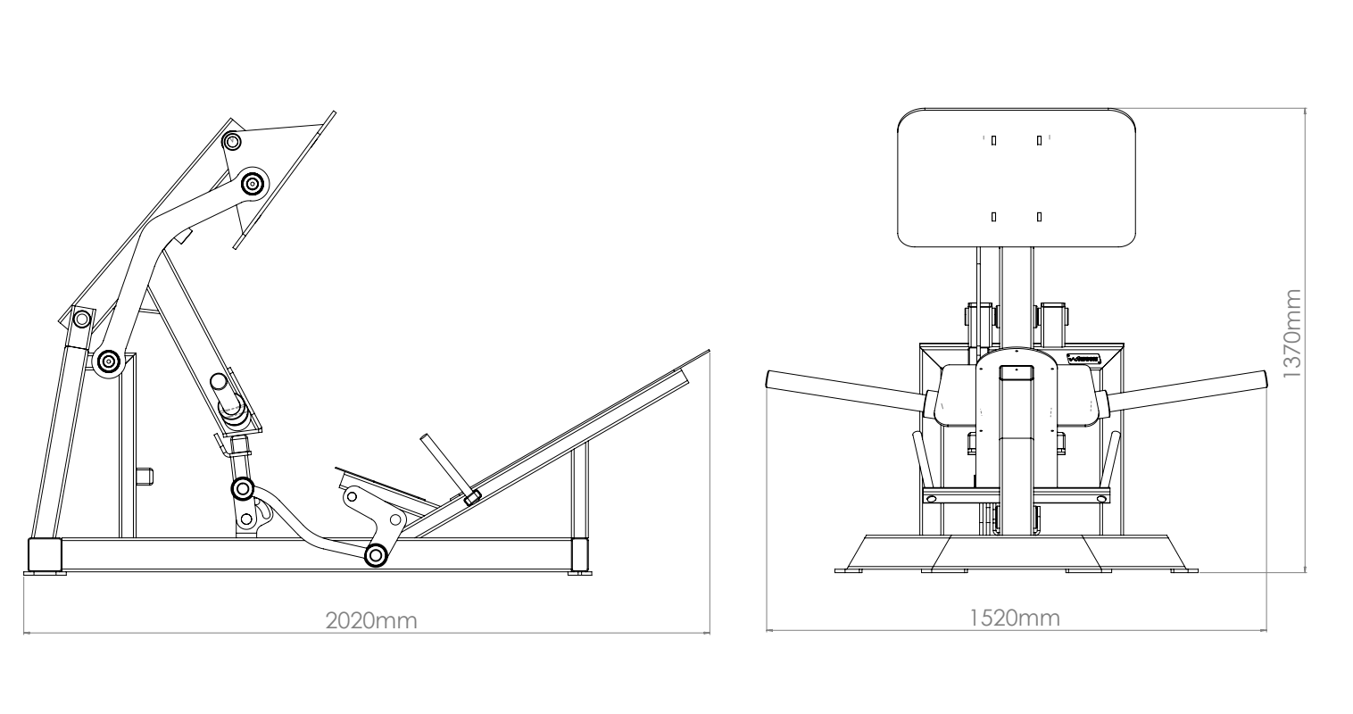 Leg Press Machine Dimensions At Eugene Gonzales Blog