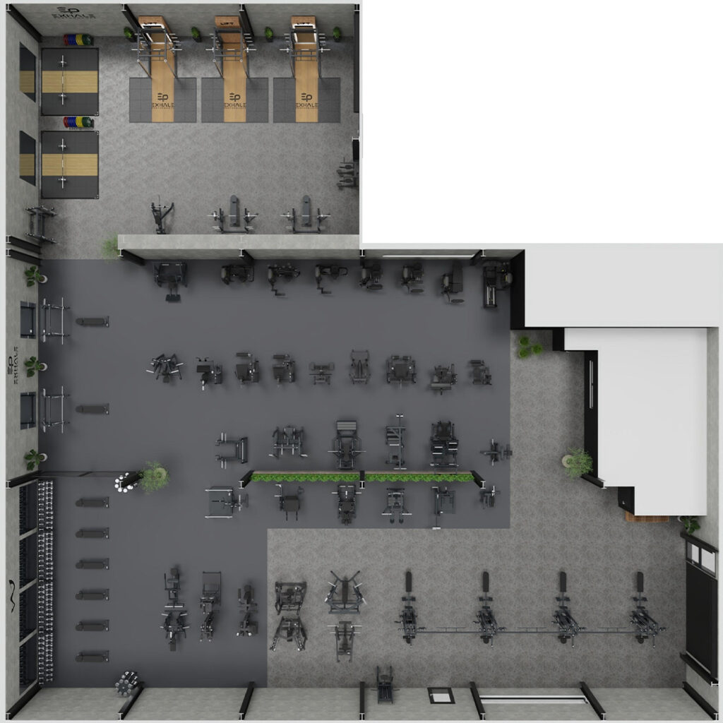 Gym Design & 3D Space Planning