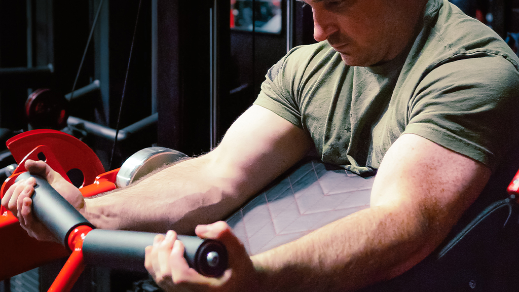 Bicep Machine Workout